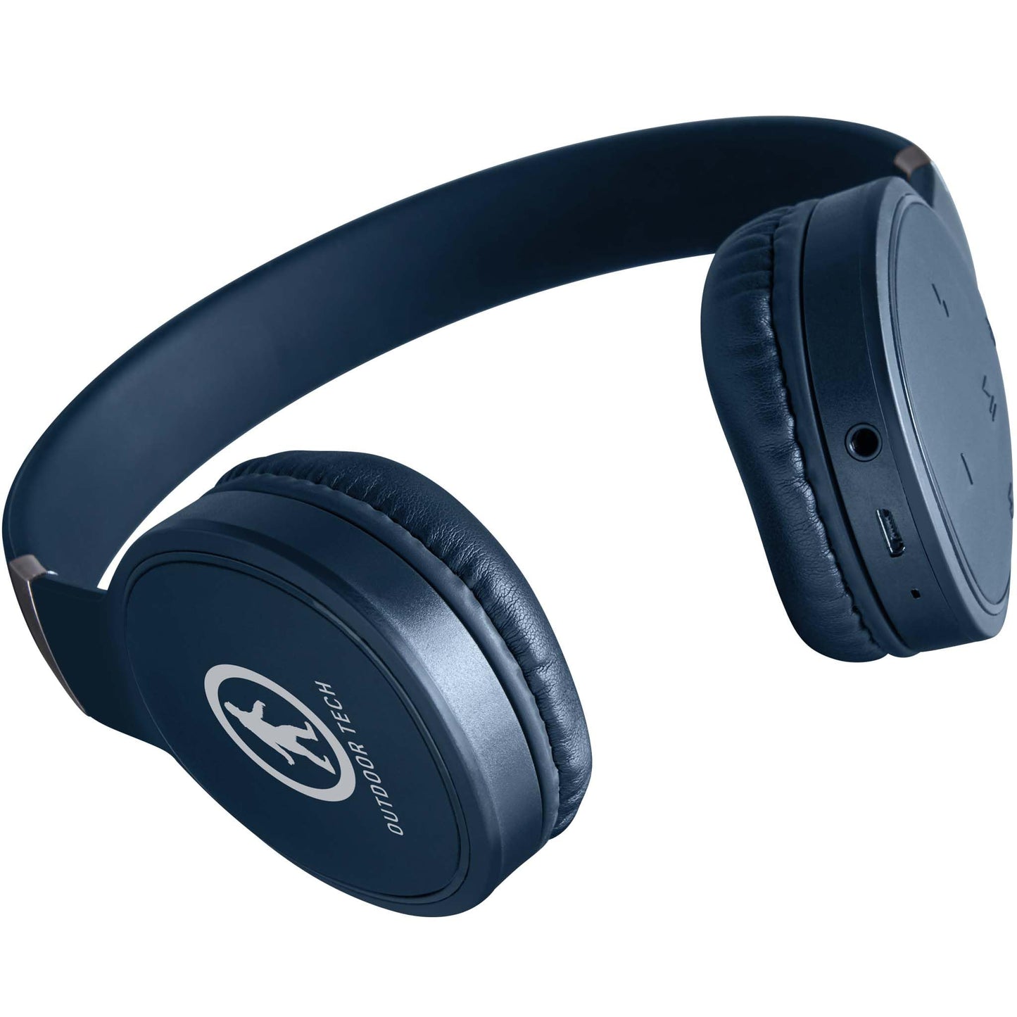 Outdoor Tech - Komodo Over-The-Ear Bluetooth Headphones, Marine Blue - Wired and Wireless, Touch Controls for Music, Microphone, and Answering Phone…