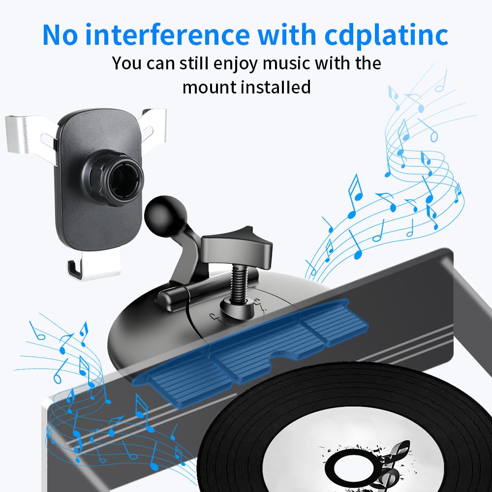 Car CD Slot Phone Mount for Honda Civic 2001-2015?Odyssey 2011-2017?Pilot 2003-2022 Automobile Interior Accessories Best Cellphone Holder Cell Phones