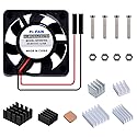 GeeekPi Fan for Raspberry Pi - 30x30x7mm DC 5V Brushless CPU Cooling Fan with 7PCS Heatsink for Pi 4 Model B, 3B+, 3 & Retroflag NESPI CASE Plus