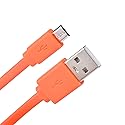 Saipomor Flip4 Replacement Cable Micro USB Fast Charger Flat Cord Compatible with JBL Flip4 Flip3 Clip3 Charge2+ Charge3 Pulse3 Bluetooth Speaker