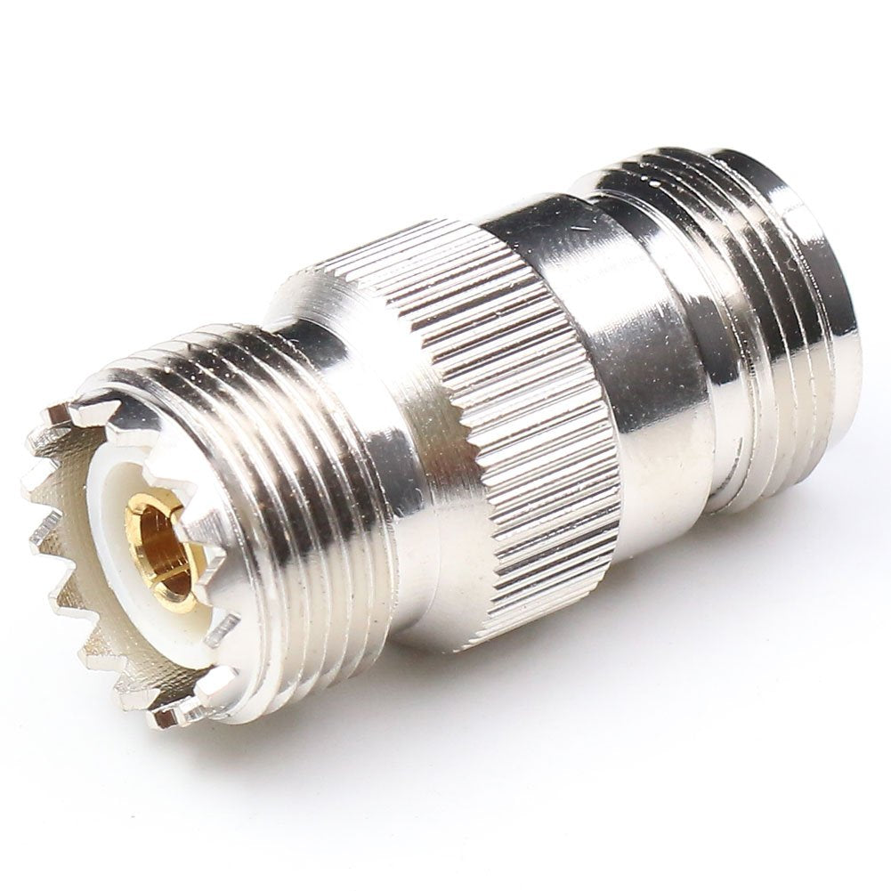ANHAN N Female to UHF Female Connectors PL259 to N Type Coaxial Connectors Adapters 2Packs