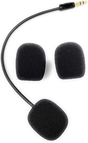 Replacement 3.5mm Microphone Boom Game Mic for Turtle Beach, Rig400, Afterglow AG6 Playstation 4 Xbox One PS4 Computer PC Gaming Headsets | Extra Foam