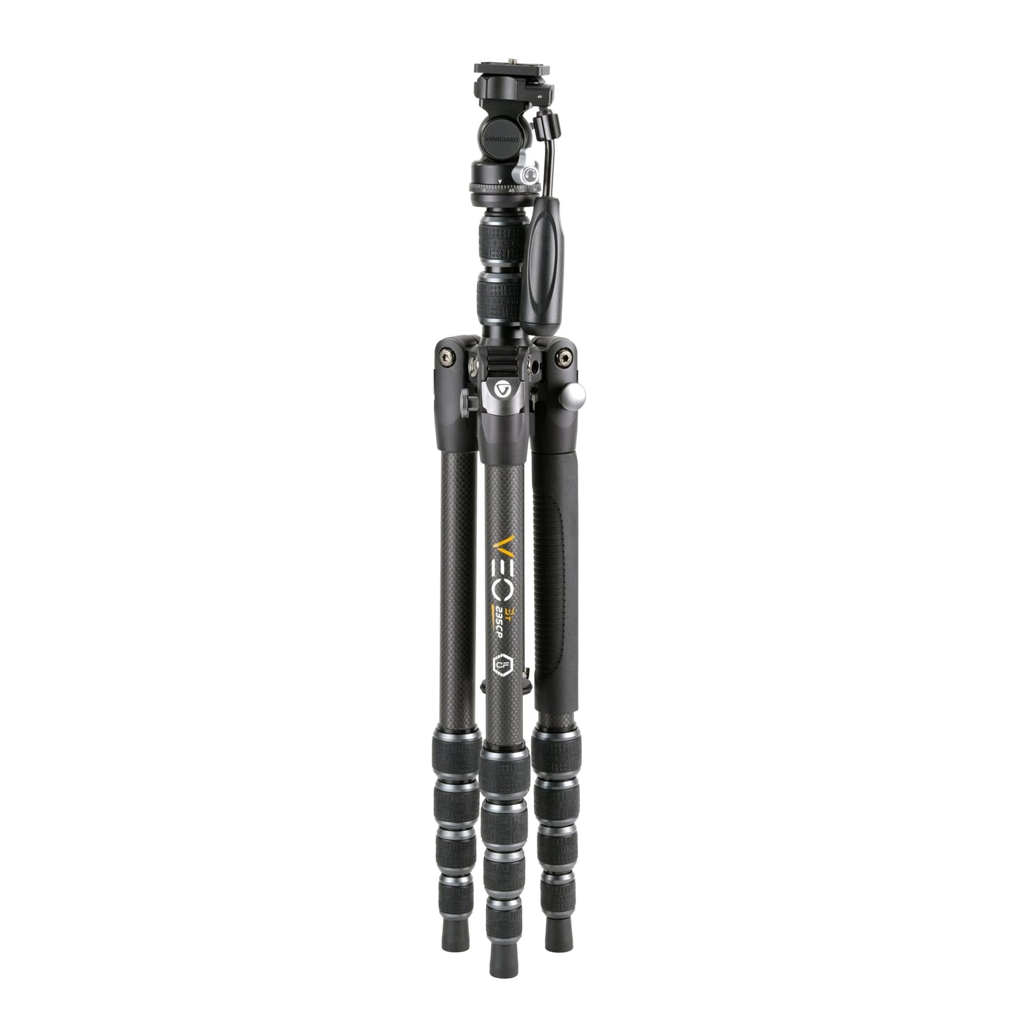 Vanguard VEO3T235CP Compact Carbon Fiber Travel Tripod with Pan Head