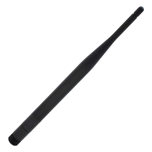 Shopcorp SMA Antenna - Omni Directional 3G 4G LTE Antenna, 5 dBi Gain, SMA Male Connector, 50 Ohm Impedance, 50W Max Power, Linear Vertical