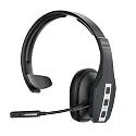 Conambo Trucker Bluetooth Headset with CVC8.0 Three Microphone Noise Cancelling 35Hrs HD Talktime Wireless Handsfree Headset with Mute Button