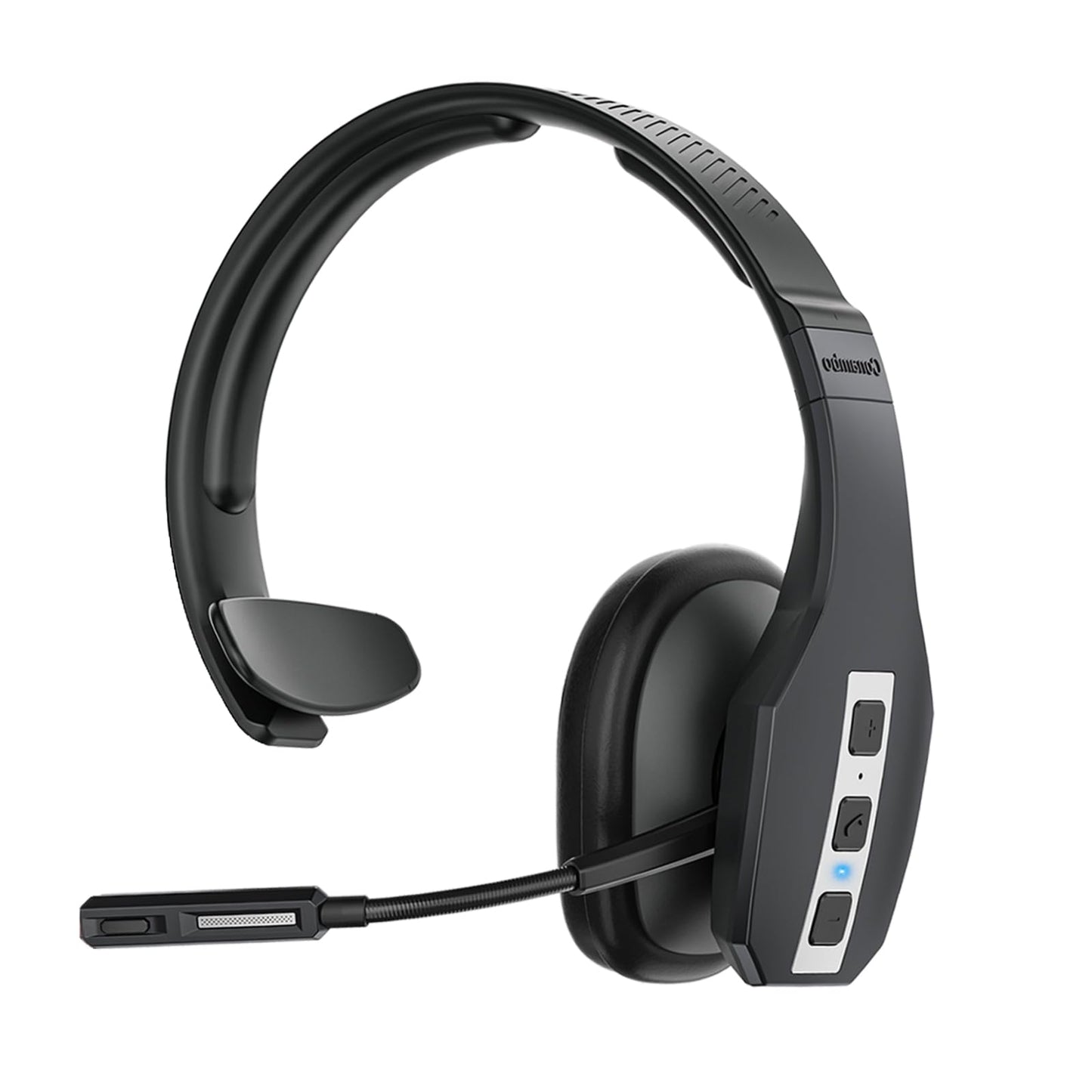 Conambo Trucker Bluetooth Headset with CVC8.0 Three Microphone Noise Cancelling 35Hrs HD Talktime Wireless Handsfree Headset with Mute Button