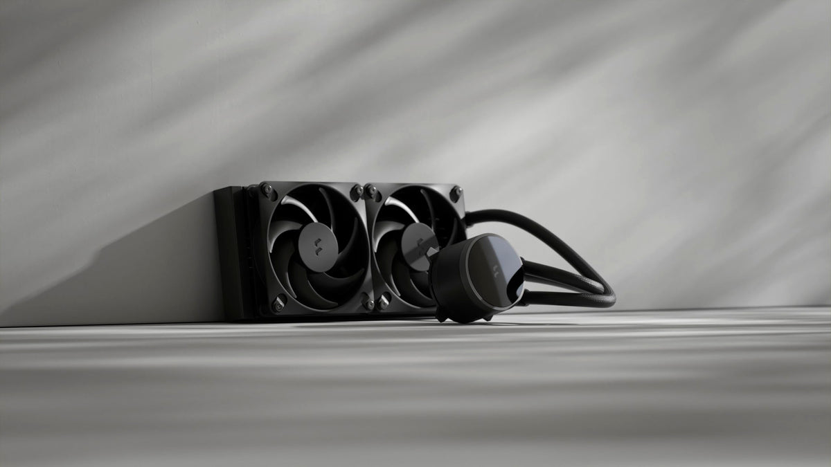 Fractal Design Radius 240, Black - AIO Water Cooling