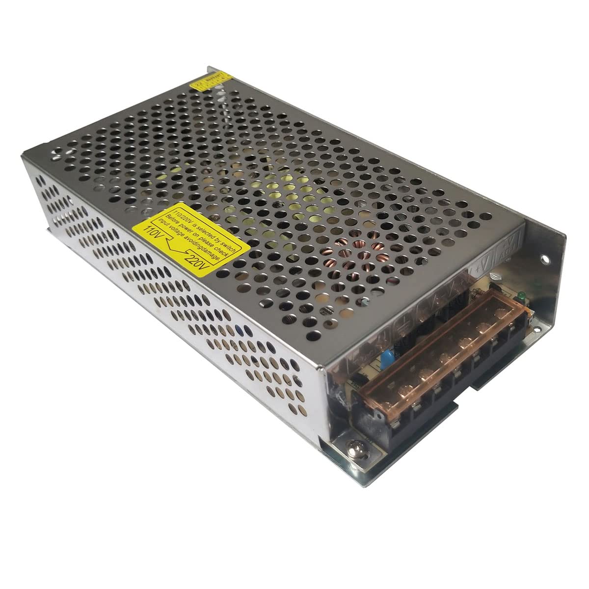 AC 110V/220V to DC 12V 15A 180W Universal Regulated Switching Power Supply Adapter Transformer Driver Converter for LED Strip Light, CCTV Security…