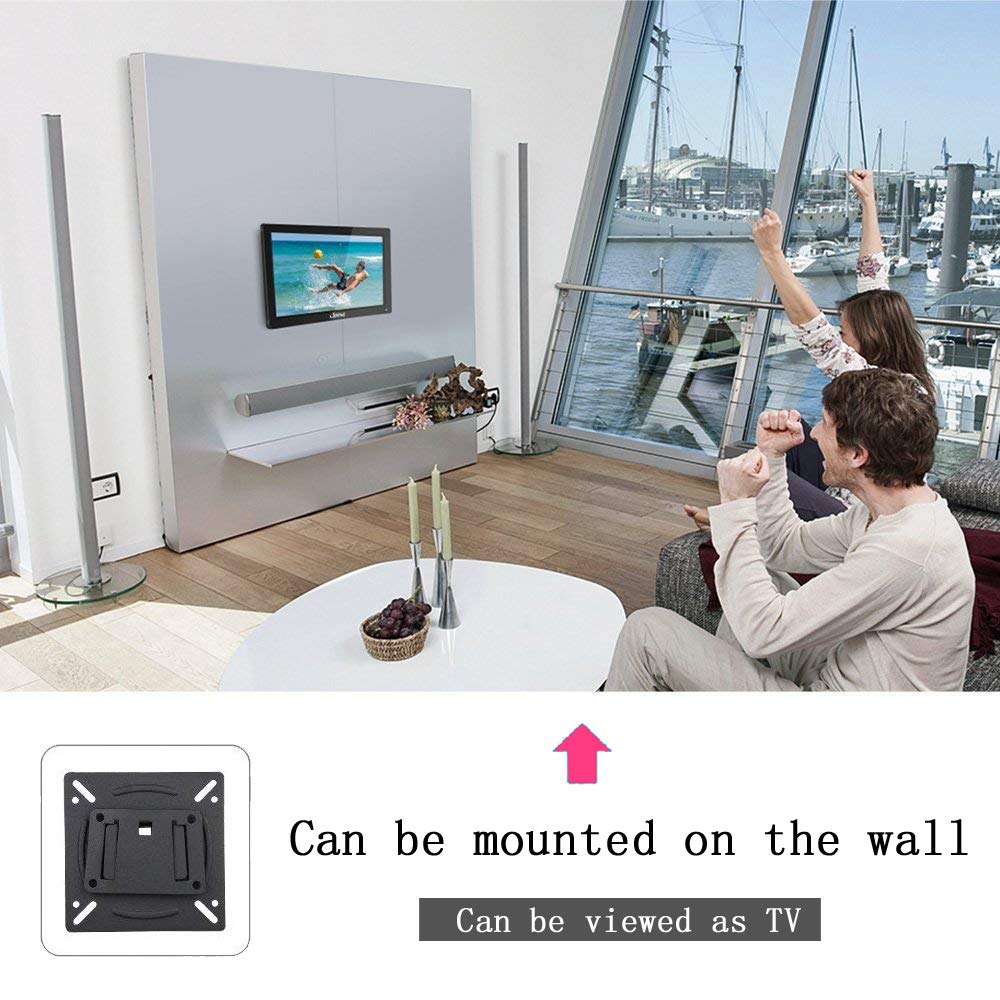 Upinva 19 inch Widescreen Monitor LCD Display Security Camera Office PC Mobile IPS Monitor 1440x900 Full HD Multifunctional Gaming Monitor with HDMI