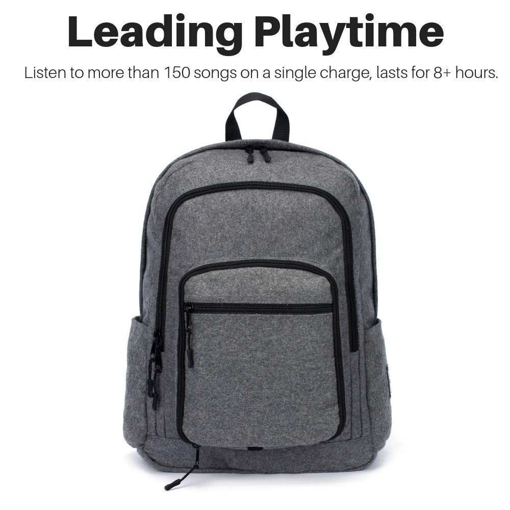 Super Real Business Bluetooth Speaker Backpack with 20-Watt Speakers & Subwoofer for Parties/Festivals/Beach. Rechargeable, Works with iPhone