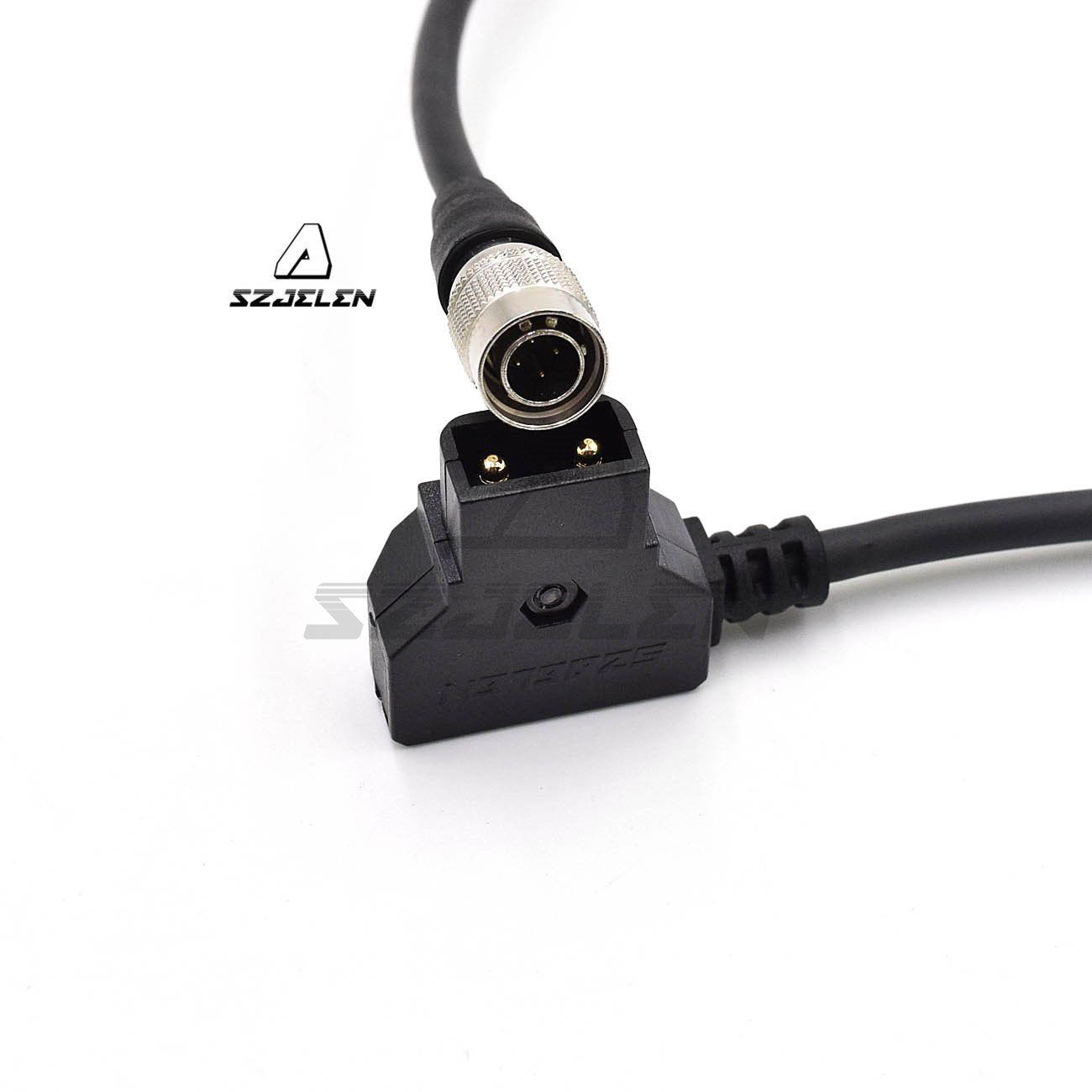 SZJELEN Zaxcom Sound Devices 644 Power Cable Hirose 4-pin Male to D-tap for Zoom F4 F8