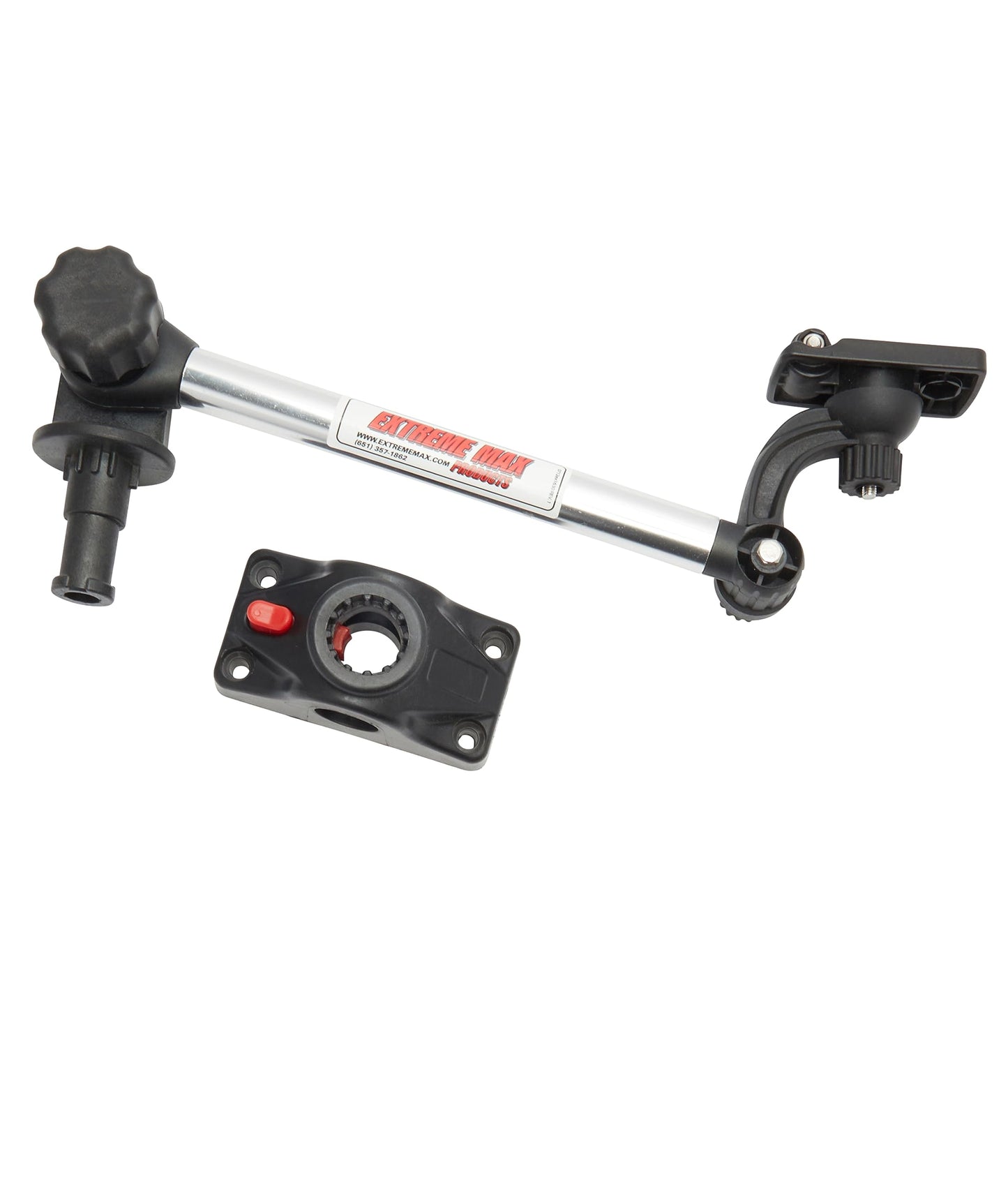 Extreme Max 3006.8672 Standard Mounting Arm Boat/Fishing Rod Holder for GoPro Camera - Up to 13" Reach
