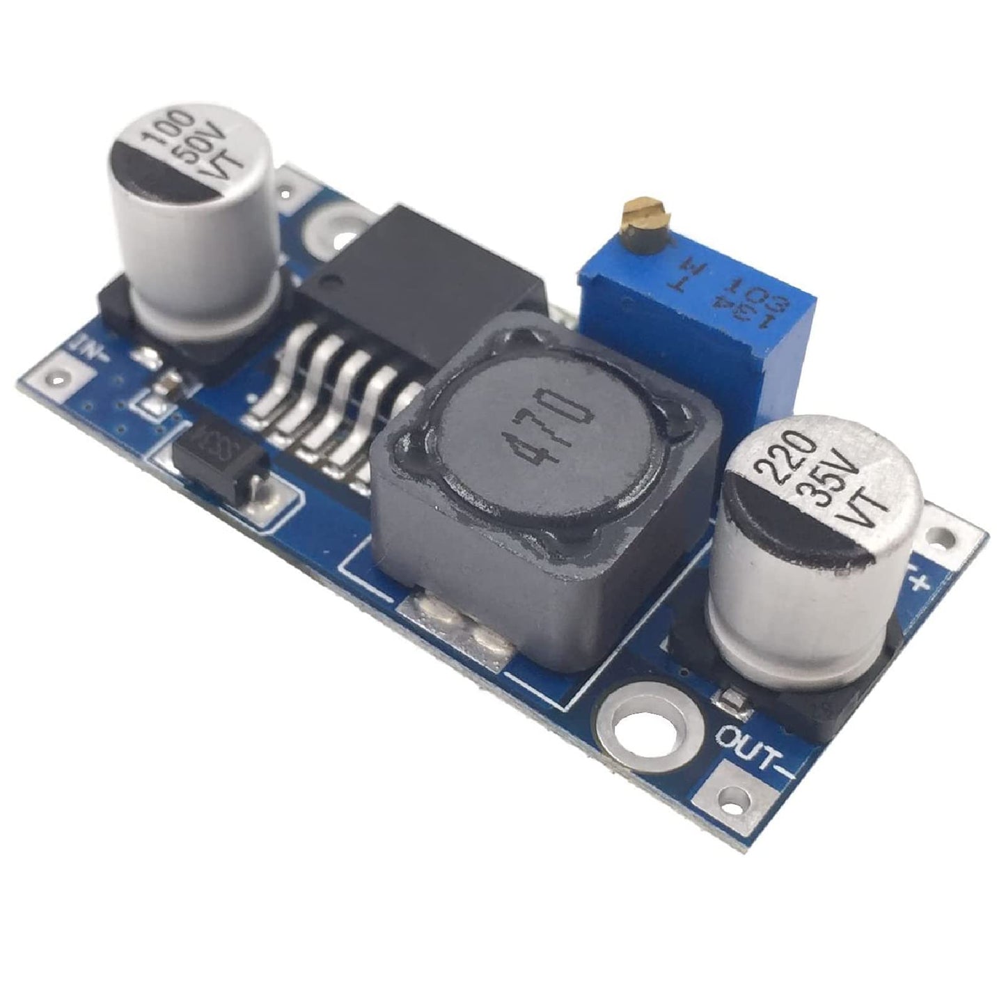 Valefod 10 Pack DC to DC High Efficiency Voltage Regulator 3.2-35V to 1.25-30V Buck Converter DIY Power Supply Step-Down Module