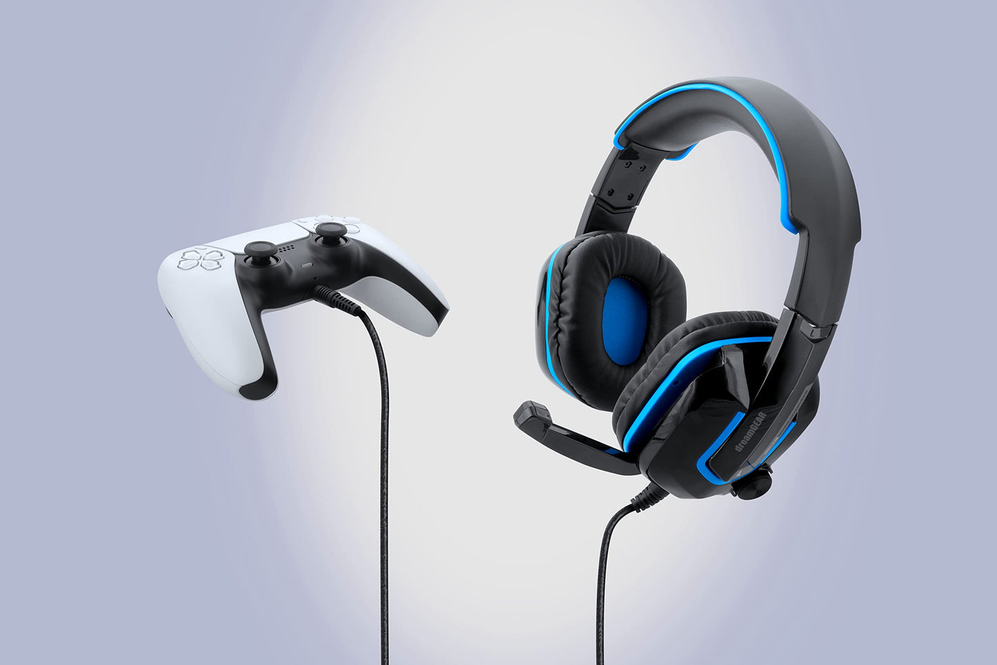 GRX-440 Advanced Wired Gaming Headset for PS5: 40mm Drivers, High Performance Microphone, Soft Padded Cushions, Volume Control and Mute Box
