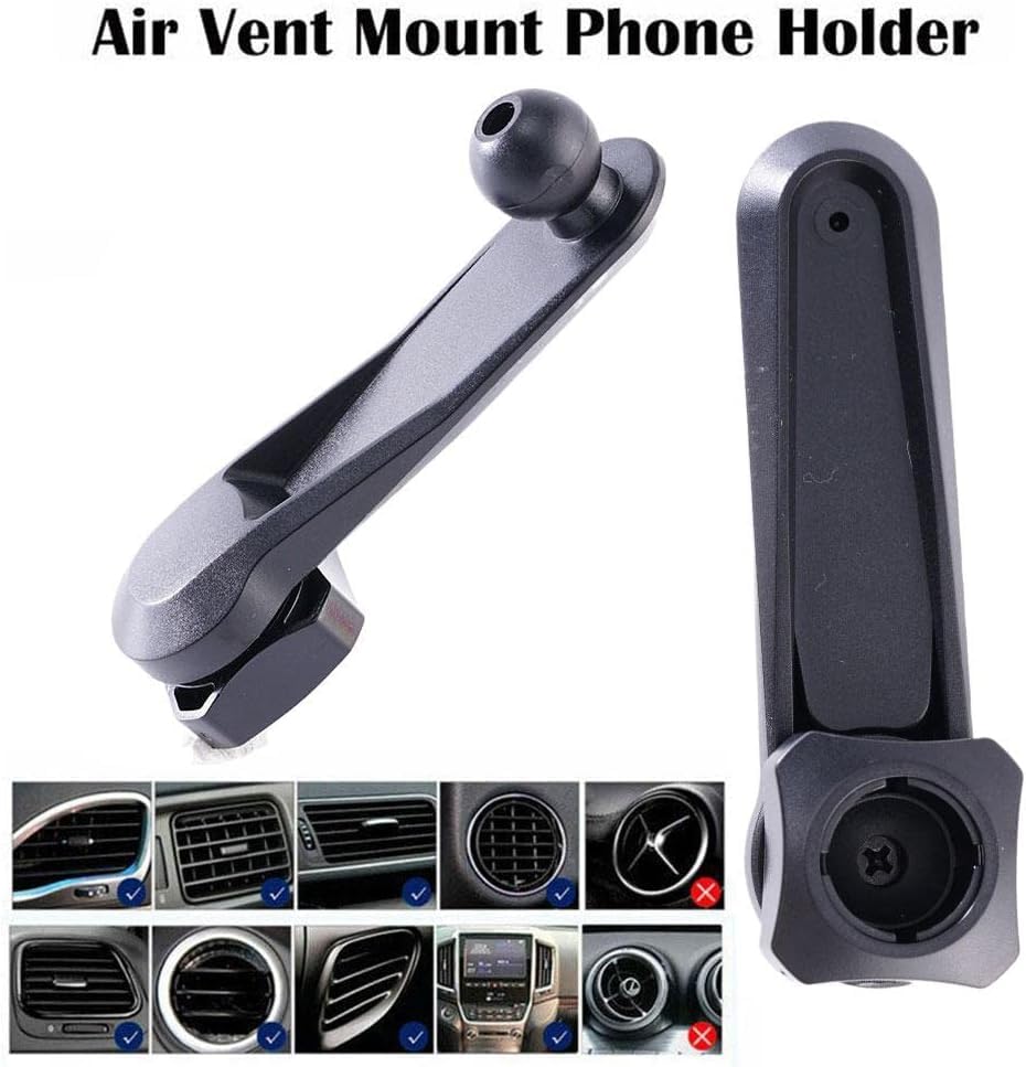 Jowxsx Black 17mm Ball Magnetic Car Phone Magnet Mount Extension Universal Smartphone Cell Stand Phone Br Support Mobile GPS O8d1