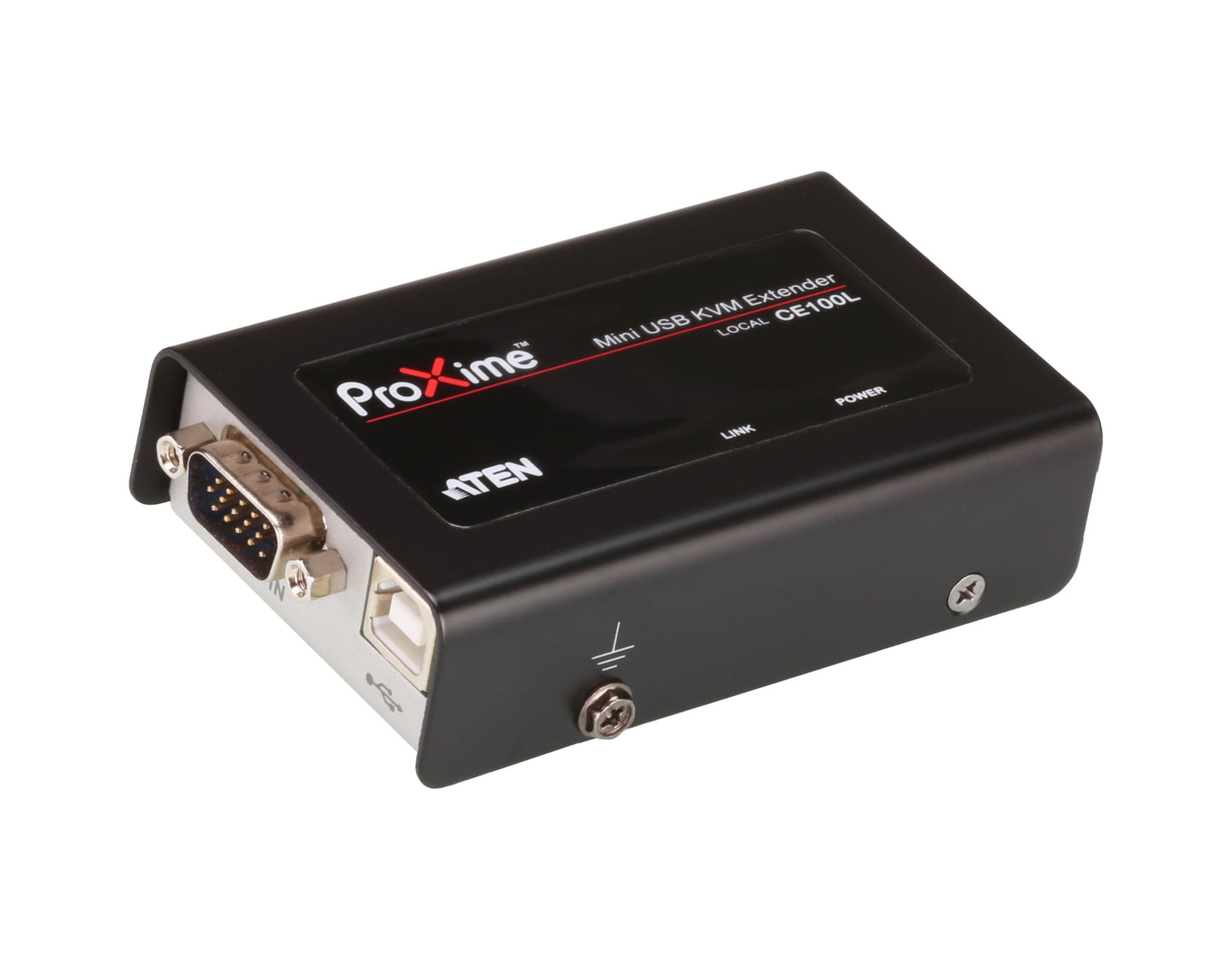 ATEN CE100 USB VGA Mini KVM Extender Cat 5 Includes CE100L Local Unit and CE100R Remote Unit Up to 1920 x 1200 Extends Local PC VGA/Keyboard/Mouse