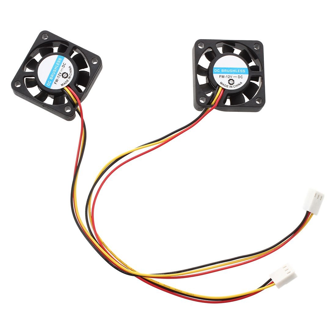 HiLetgo 4pcs DC 12V 4010 Fan 3Pin Computer CPU Cooler Mini Cooling Fan 40x40x10mm Small Exhaust Fan for Ender 3 CR10 3D Printer