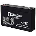 Mighty Max Battery Mighty Max Battery ML9-6 - 6 Volt 9 AH, F2 Terminal, Rechargeable SLA AGM Battery