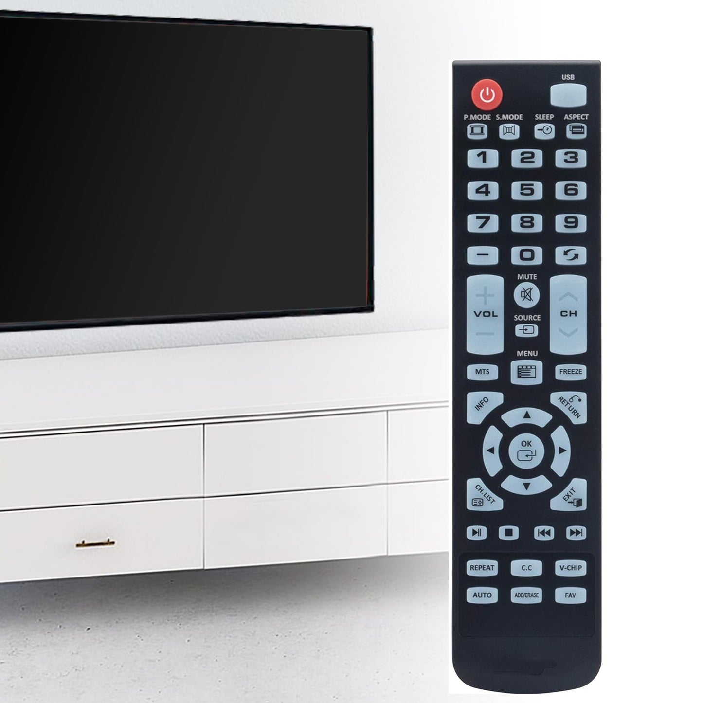 New Replace Remote Controller XHY353-3 fit for Element TV ELEFW247 ELEFW505 ELEFW248 ELEFW247 Elefw504 Eleft326 Elefw195