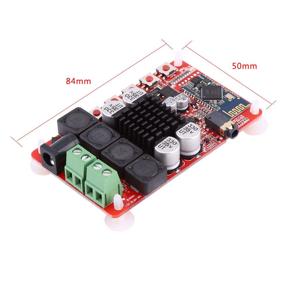 Bluetooth Amplifier Board 50W x 2 TDA7492 Chip CSR8635 Stereo Digital Audio Amp Module DC 8-25V for DIY Speakers Home Audio Bass Box
