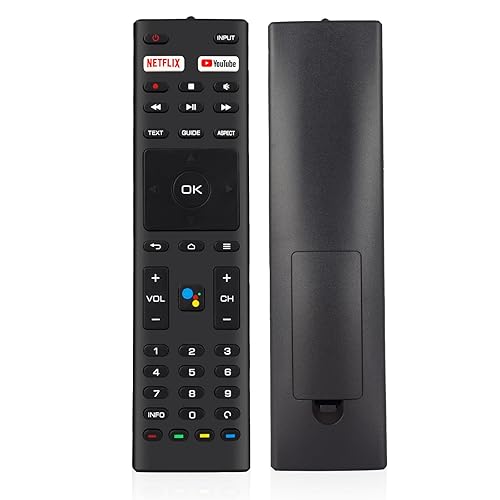 RM-C3329 Remote Control for JVC Konka 4K Android TV Remote - Replace Konka JVC TV Models 32H31A 40H33A 43U55A 50Q75A 50U55A 55Q75A 55U55A 65Q75A
