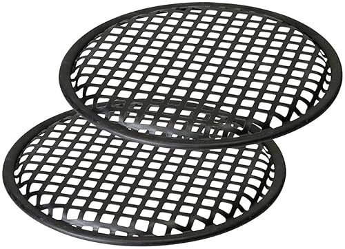 Nippon America 1 Pair 2pcs 6.5" SubWoofer Mid Range Metal Mesh Waffle Speaker Grill DJ PA Car