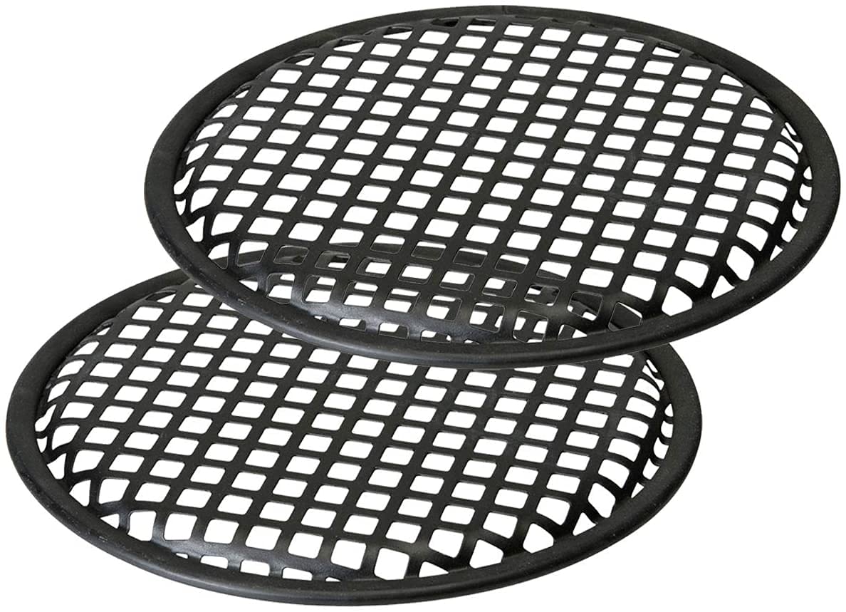 Nippon America 1 Pair 2pcs 6.5" SubWoofer Mid Range Metal Mesh Waffle Speaker Grill DJ PA Car