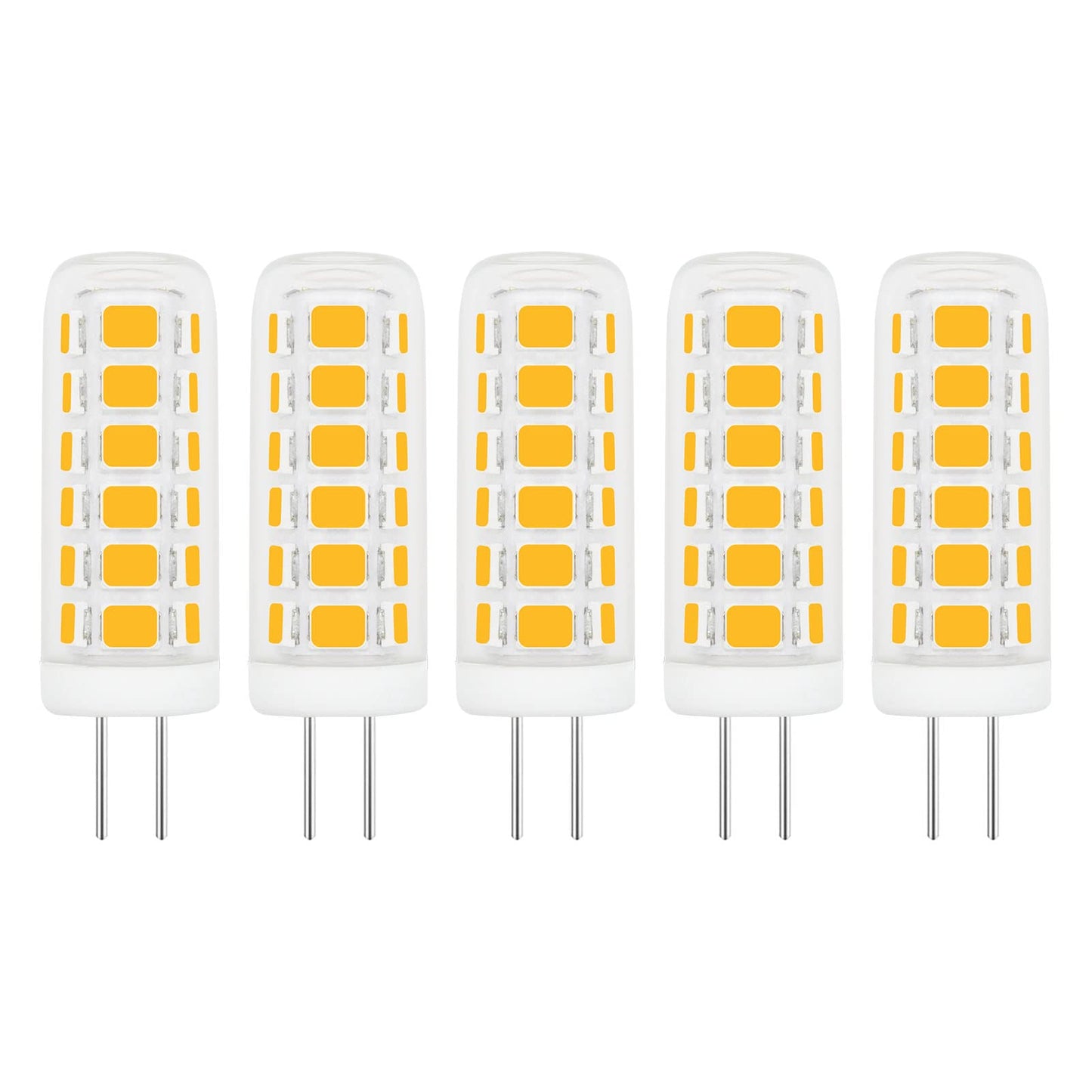TZHILAN G4 LED Light Bulb 120V Dimmable, Brighter with Glass Cover, 2.5W Bi Pin Base Mini Lamp Warm White 3000k Equivalent 25W Halogen Bulb