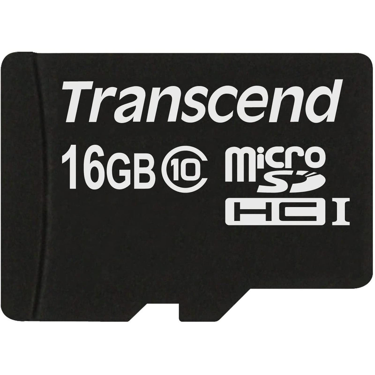 Transcend TS16GUSDHC10 16GB MicroSDHC Class 10 Memory Card with Adapter