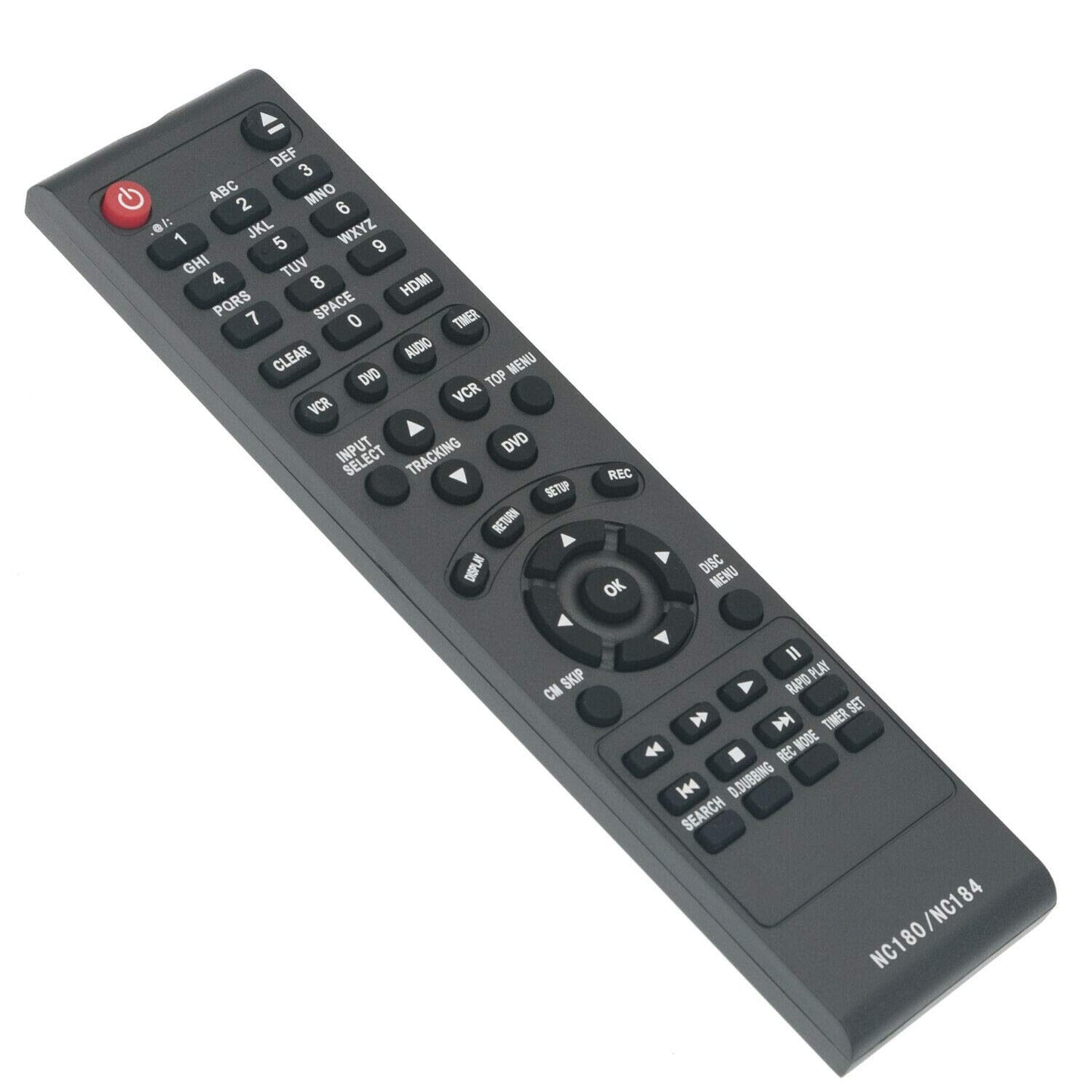 NC180UH NC184UH Remote Control Replaced for Funai DVD Player ZV427FX4A ZV427FX4