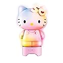 Hello Kitty 50th Anniversary Bluetooth Glowing Speaker - Multicolor LED Lights, Amplified Audio, Rechargeable Battery - Cute Portable Wireless Speaker