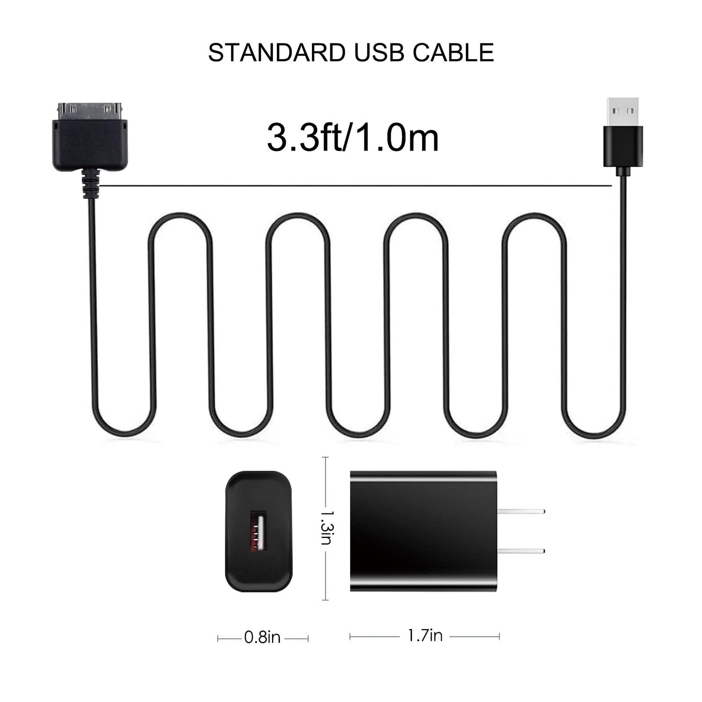 5V Charger for Barnes & Noble Nook Hd HD Plus 7 Inch + 9 Inch BNTV400 BNTV600 Tablet USB Charging Cable Cord Wire