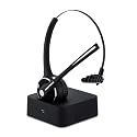 Trucker Bluetooth Headset Wireless Headset with Microphone Over The Head Headset with Noise Cancelling Sound On Ear Car Earphones Office Earpiece