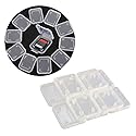 Plastic Memory Card Storage Case Compatible with SD MMC/SDHC PRO Duo White (10 PCS)