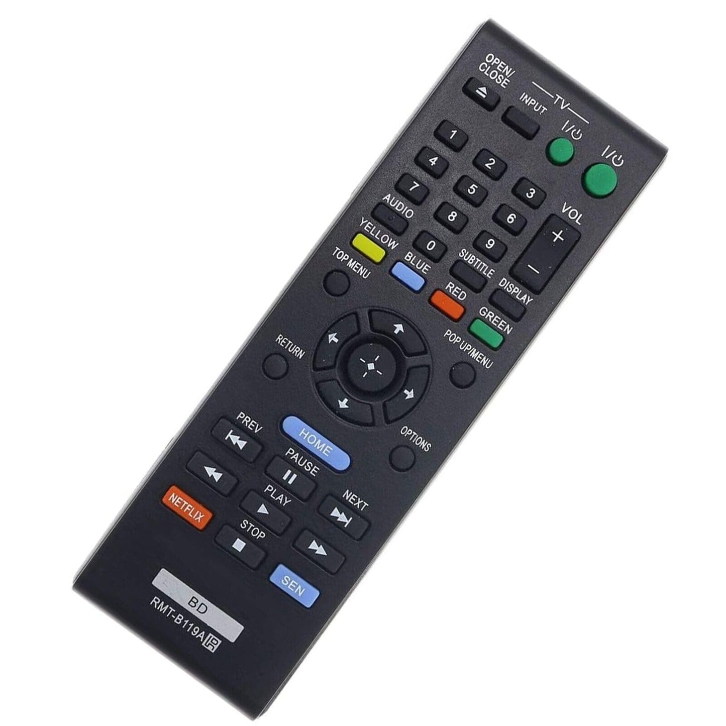 RMT-B119A Replace Remote Control for Sony Blu-ray Replace Remote Control BDP-S1100 BDP-S590 BDP-S5100