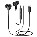 Guguearth for iPhone Headphones Earphones Earbuds Wired with Lightning Connector,Apple MFi Certified & Magnetic & Noise Isolating with Mic in-Ear Buds