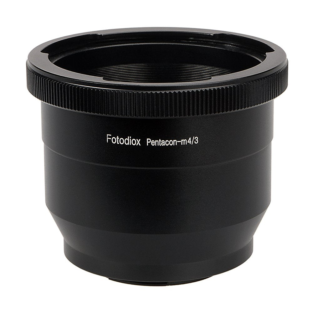 Fotodiox Lens Mount Adapter - Pentacon 6 (Kiev 60) SLR Lens to Micro Four Thirds (MFT, M4/3) Mount Mirrorless Camera Body, Black, (P6-MFT)