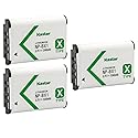 Kastar 3-Pack NP-BX1 Battery Replacement for Sony HDR-CX440, HDR-GW66, HDR-GWP88, HDR-MV1, HDR-PJ240, HDR-PJ240E, HDR-PJ270, HDR-PJ270E, HDR-PJ405