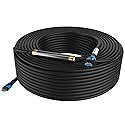 Postta HDMI Cable 75 Feet 4K HDMI2.0 Cable with Built-in Signal Booster Support 4K(2160P),3D,1080P,Ethernet,Audio Return(ARC)-(Black-Pale Blue)