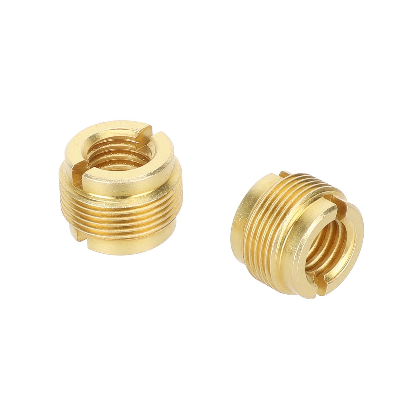 CAMVATE 3/8” Female To 5/8" Male Threaded Screw Adapter For Mic Microphone Stand(2 Pieces)