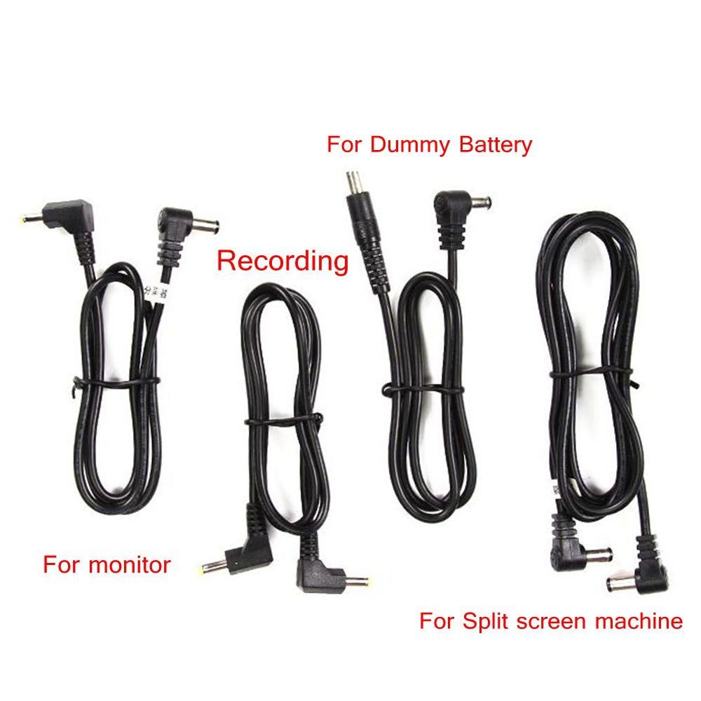 FOTGA Power Cable Kits for DP500III JTZ DP30 C5 LE V Mount Power Supply,Suitable for Camera, Camera Monitor,Splitter,Recorder