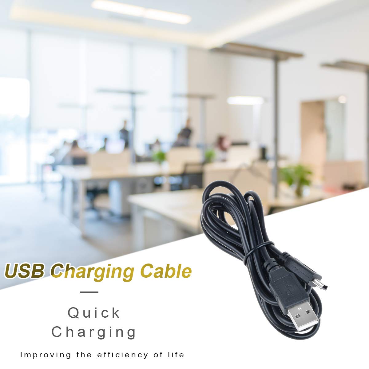 Omilik USB Data Sync Cable for Sony Walkman Player NWZ-E354 NWZ-E344 NWZ-E345 E385