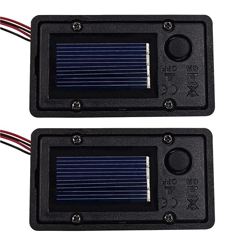 AQEENURA Battery Box, Solar Lantern Light Replacement Parts Top for Outdoor Hanging Lanterns Container Home Solar Lamp Hanging Lantern Led Accessories
