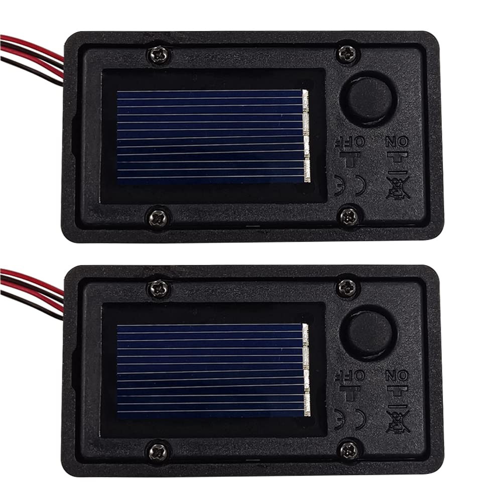 AQEENURA Battery Box, Solar Lantern Light Replacement Parts Top for Outdoor Hanging Lanterns Container Home Solar Lamp Hanging Lantern Led Accessories