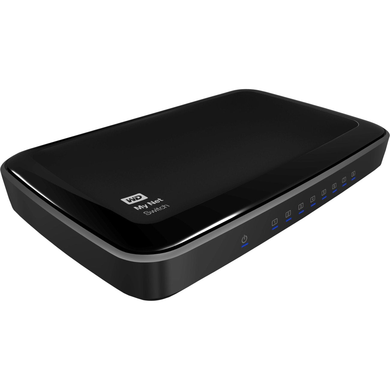 WD My Net Switch - 8 Port Gigabit Ethernet Network Switch - HD Media Switch