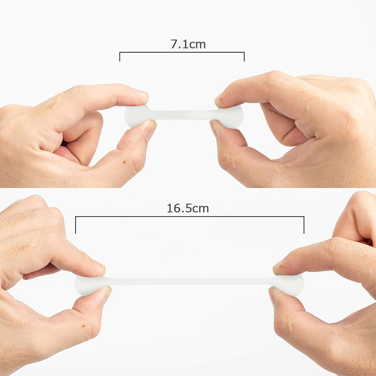 Xuuza Silicone Magnetic Cable Ties, Reusable Cord Ties Twist Ties Wire Management For USB Charging Wires, Light Duty Cables Organizer, Fridge Magnets