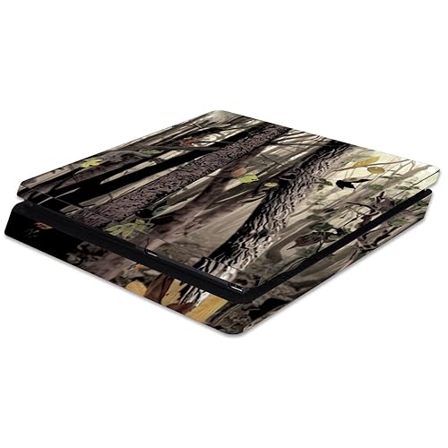 MightySkins Skin Compatible with Sony PS4 Slim Console - Tree Camo | Protective, Durable, and Unique Vinyl Decal wrap Cover | Easy to Apply, Remove