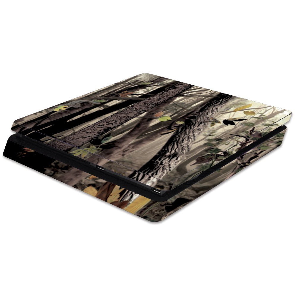 MightySkins Skin Compatible with Sony PS4 Slim Console - Tree Camo | Protective, Durable, and Unique Vinyl Decal wrap Cover | Easy to Apply, Remove