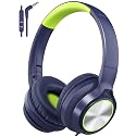 Kids Headphones with Cord , Wired Over Ear Headsets with Microphone Limited Volume 85dB/ 94dB, Portable Wired Headphones for Kids Boys Girls Teens