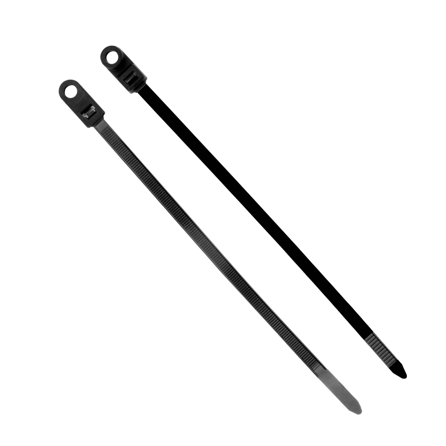 Conext Link 100 Nylon Cable Wire Zip Ties Mounting Hole Nail Screw 50 LBS 8" Inch Black